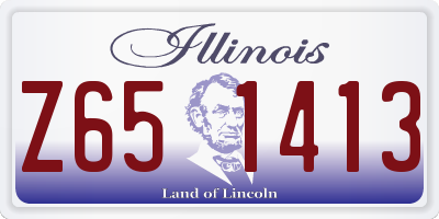 IL license plate Z651413