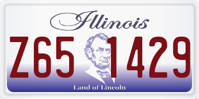 IL license plate Z651429