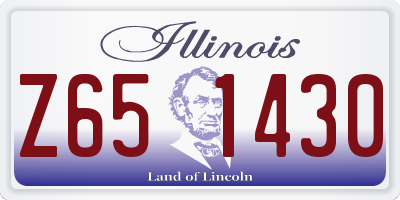 IL license plate Z651430