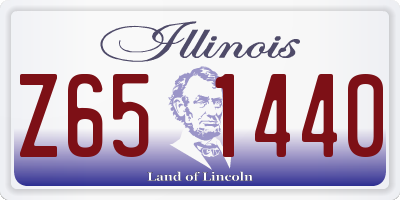 IL license plate Z651440
