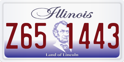IL license plate Z651443