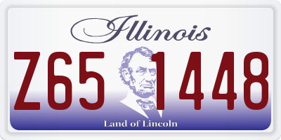 IL license plate Z651448