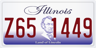 IL license plate Z651449