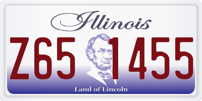 IL license plate Z651455