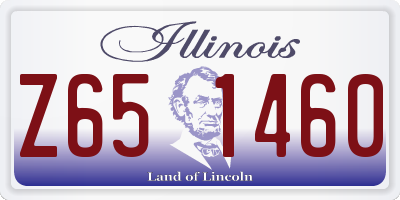 IL license plate Z651460