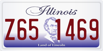 IL license plate Z651469