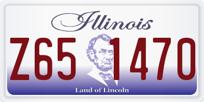 IL license plate Z651470