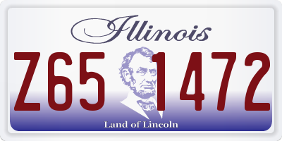 IL license plate Z651472