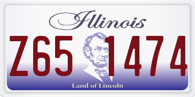 IL license plate Z651474
