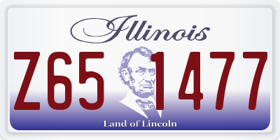 IL license plate Z651477