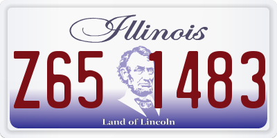 IL license plate Z651483