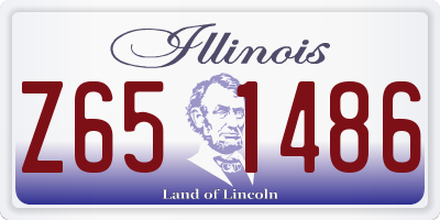 IL license plate Z651486