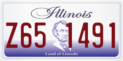 IL license plate Z651491