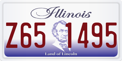 IL license plate Z651495