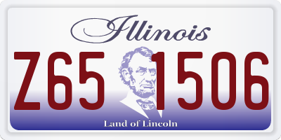 IL license plate Z651506