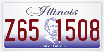 IL license plate Z651508