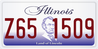 IL license plate Z651509