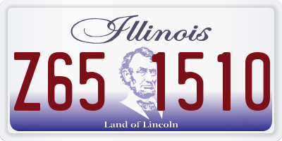 IL license plate Z651510