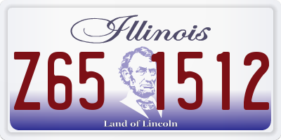 IL license plate Z651512