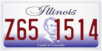 IL license plate Z651514
