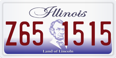 IL license plate Z651515