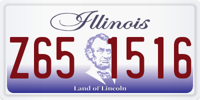 IL license plate Z651516