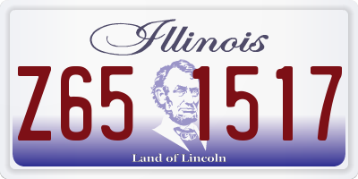 IL license plate Z651517