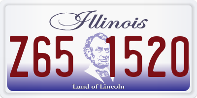 IL license plate Z651520
