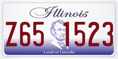 IL license plate Z651523