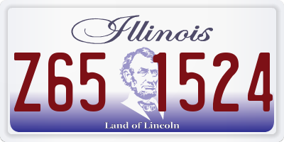 IL license plate Z651524
