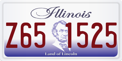 IL license plate Z651525