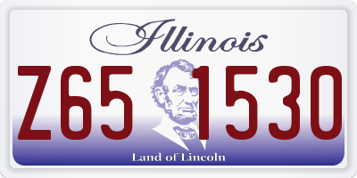 IL license plate Z651530