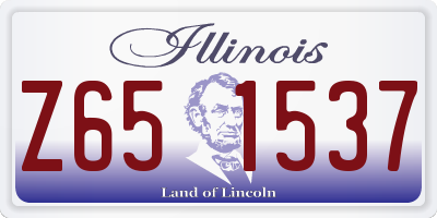 IL license plate Z651537