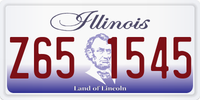 IL license plate Z651545