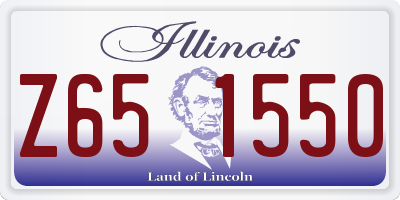 IL license plate Z651550