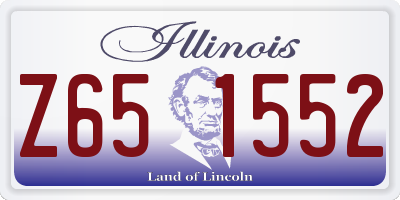 IL license plate Z651552