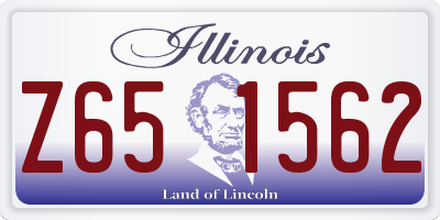 IL license plate Z651562