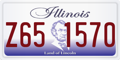 IL license plate Z651570