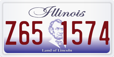 IL license plate Z651574