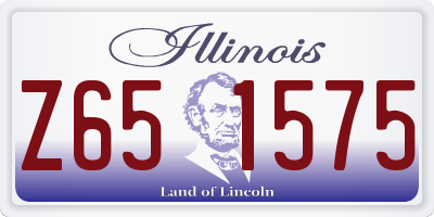 IL license plate Z651575