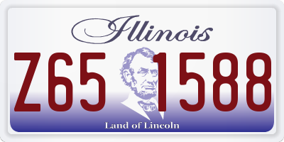 IL license plate Z651588