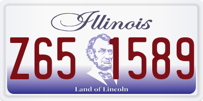 IL license plate Z651589