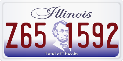 IL license plate Z651592