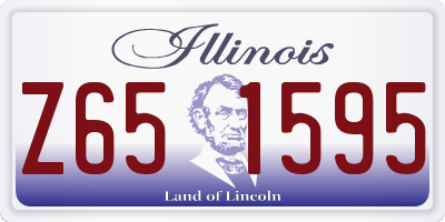 IL license plate Z651595