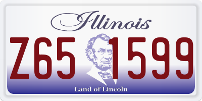 IL license plate Z651599
