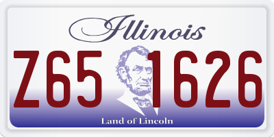 IL license plate Z651626