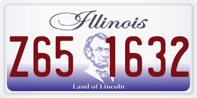 IL license plate Z651632