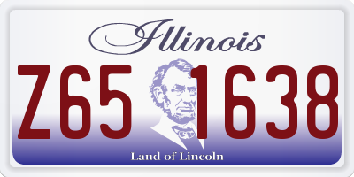 IL license plate Z651638