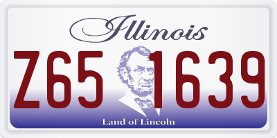 IL license plate Z651639