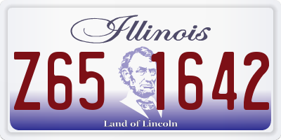 IL license plate Z651642